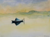 Mesalonghi morning in the lagoon 38.5x28.5